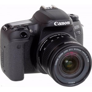Canon Digital EOS 77D with lens 18-55mm